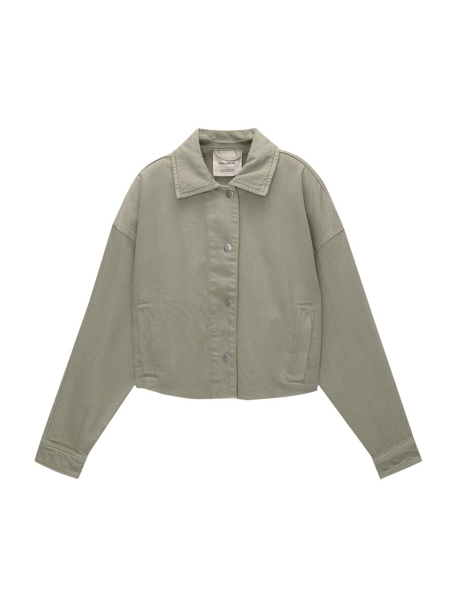 

Джинсовая куртка Pull&Bear Between-Season Jacket, хаки