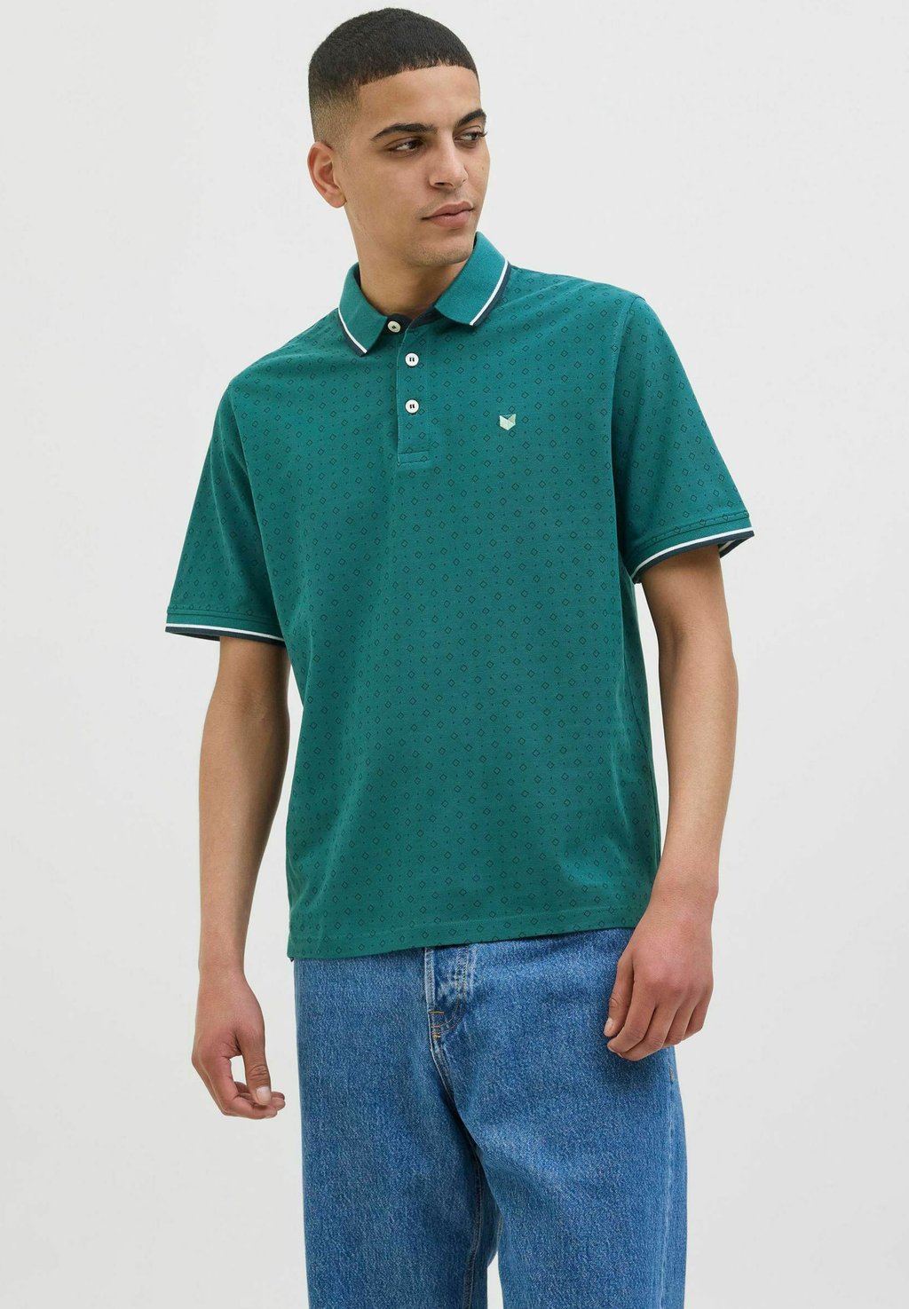 

Поло KRAGEN Jack & Jones PREMIUM, бирюзовый