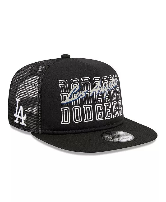 

Мужская черная кепка Snapback Los Angeles Dodgers Street Team с А-образной рамкой Trucker 9FIFTY New Era