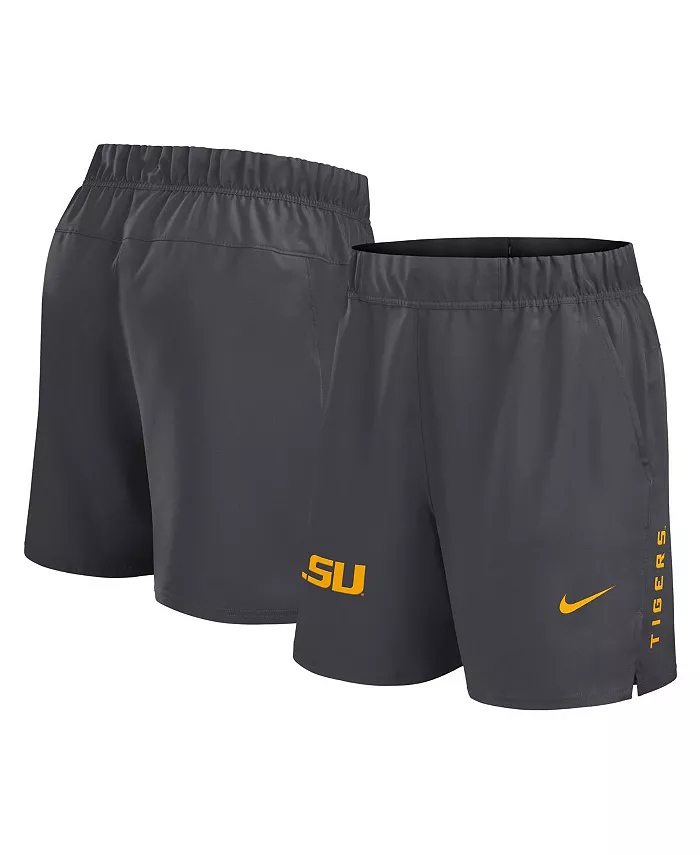 

Мужские серые шорты LSU Tigers Primetime Woven Victory Performance Nike