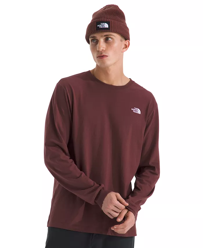 

Мужская футболка Evolution Simple Dome с длинным рукавом The North Face, коричневый