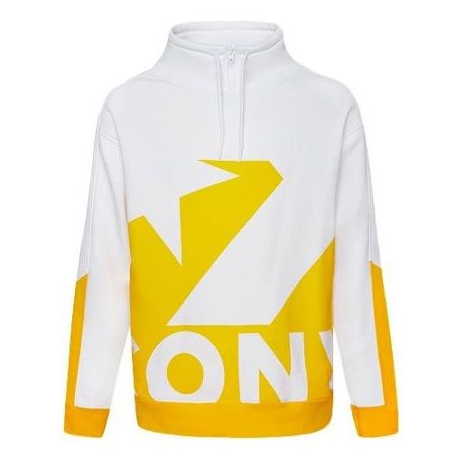 

Толстовка Converse Printed Funnel Neck Sweatshirt 'Yellow' 10019472-A03, желтый