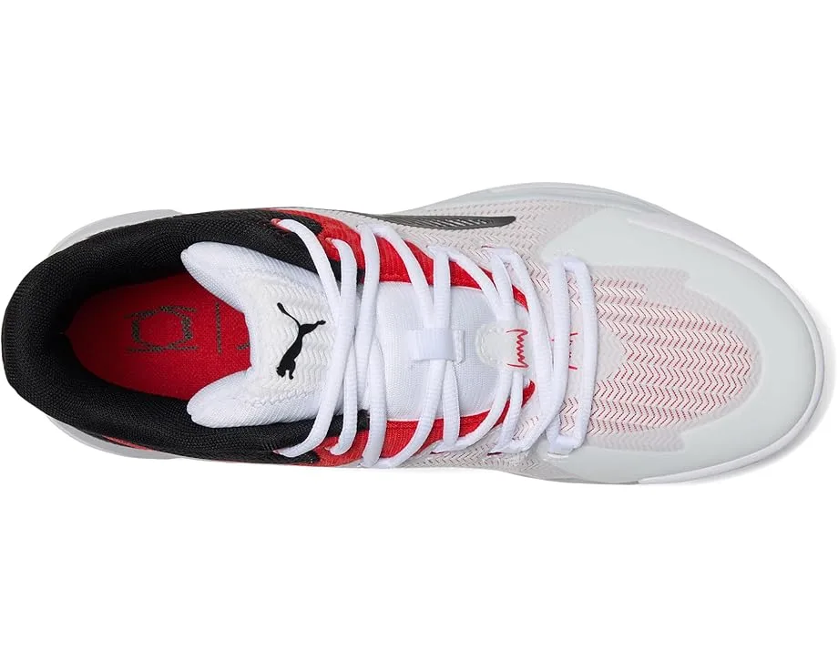 Кроссовки PUMA Dagger Basketball Shoes, Puma Red/Puma Black — фото 2