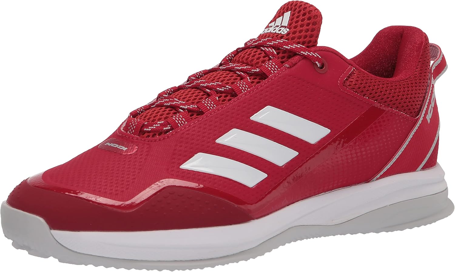 

Мужские кроссовки Adidas Icon 7 для твердых покрытий для бейсбола, белый/красный