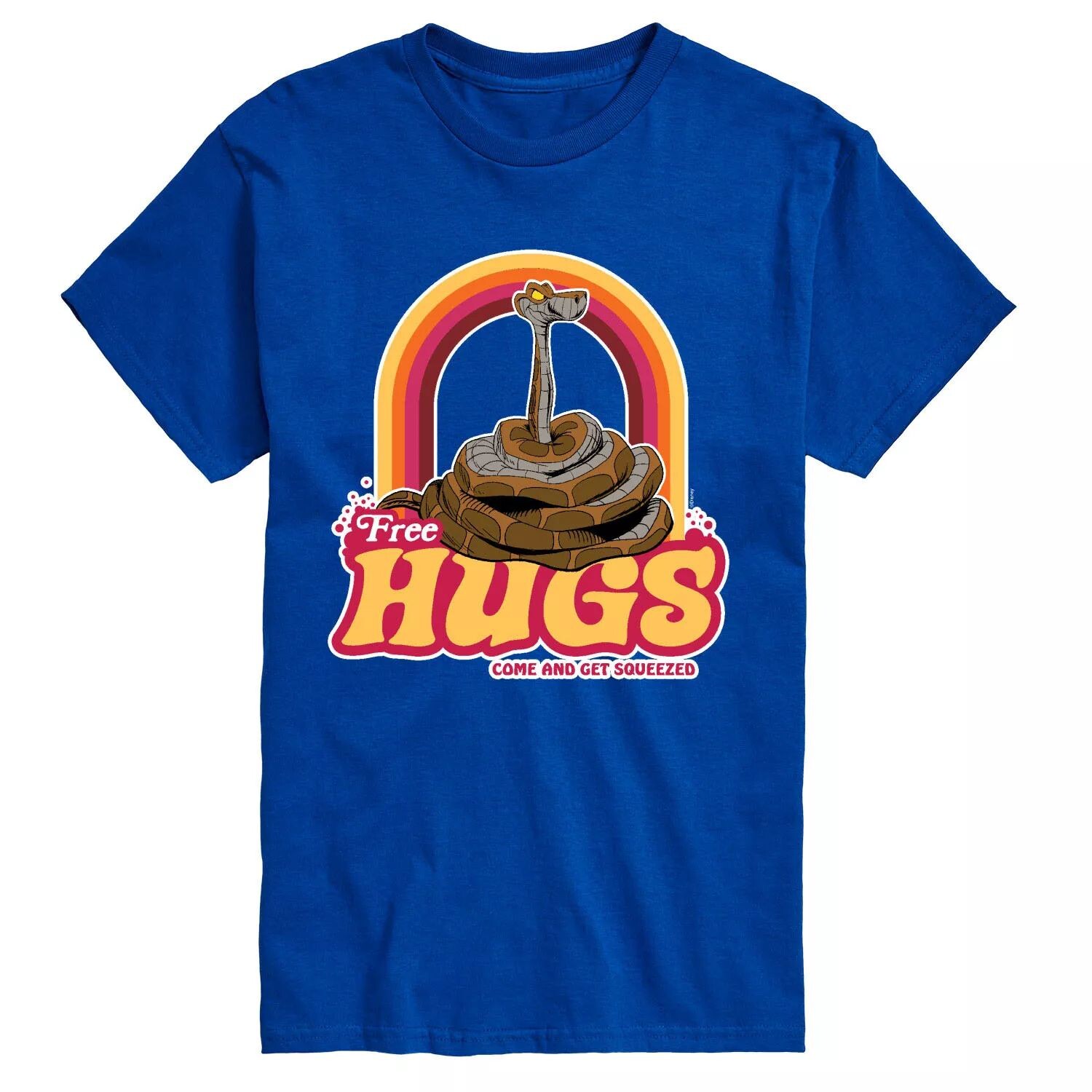 

Футболка Big & Tall Disney's The Jungle Book Free Hugs, Blue License, синий