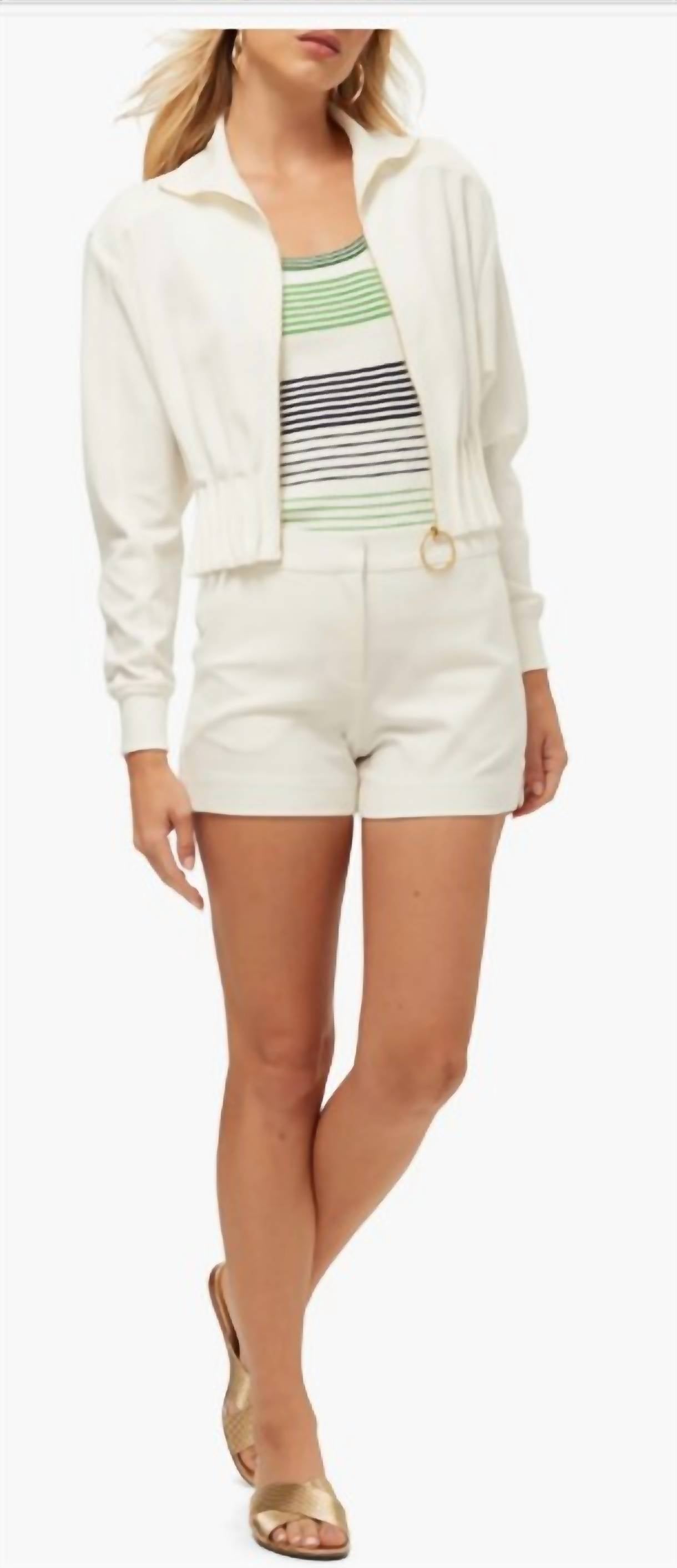 

Куртка Outrun в белом цвете Trina Turk