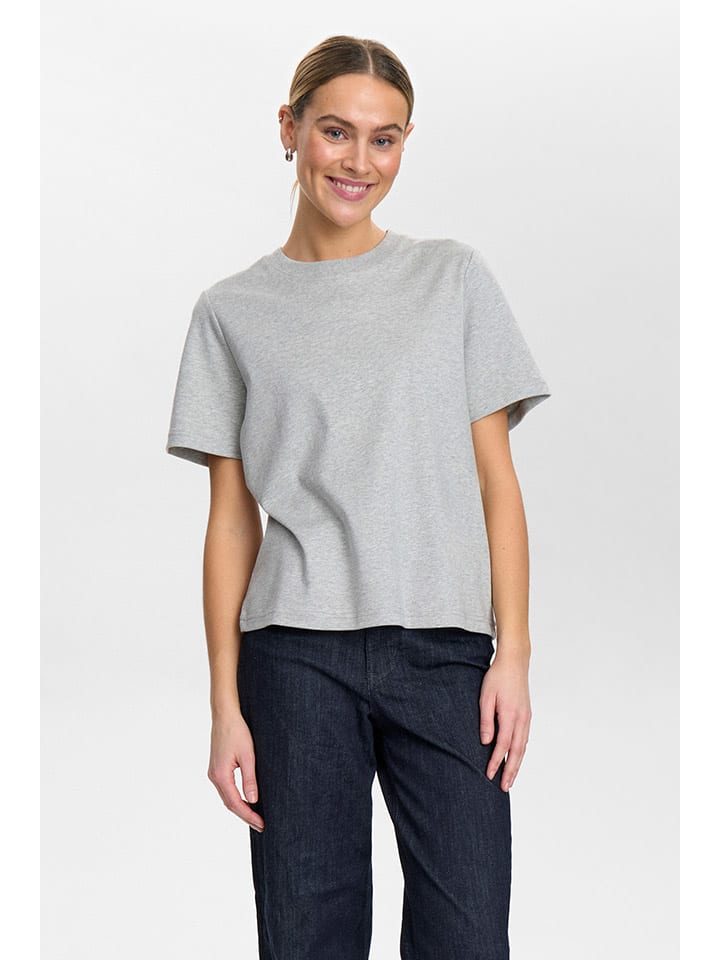 

NÜMPH Футболка серого цвета, Серый, NÜMPH Футболка серого цвета