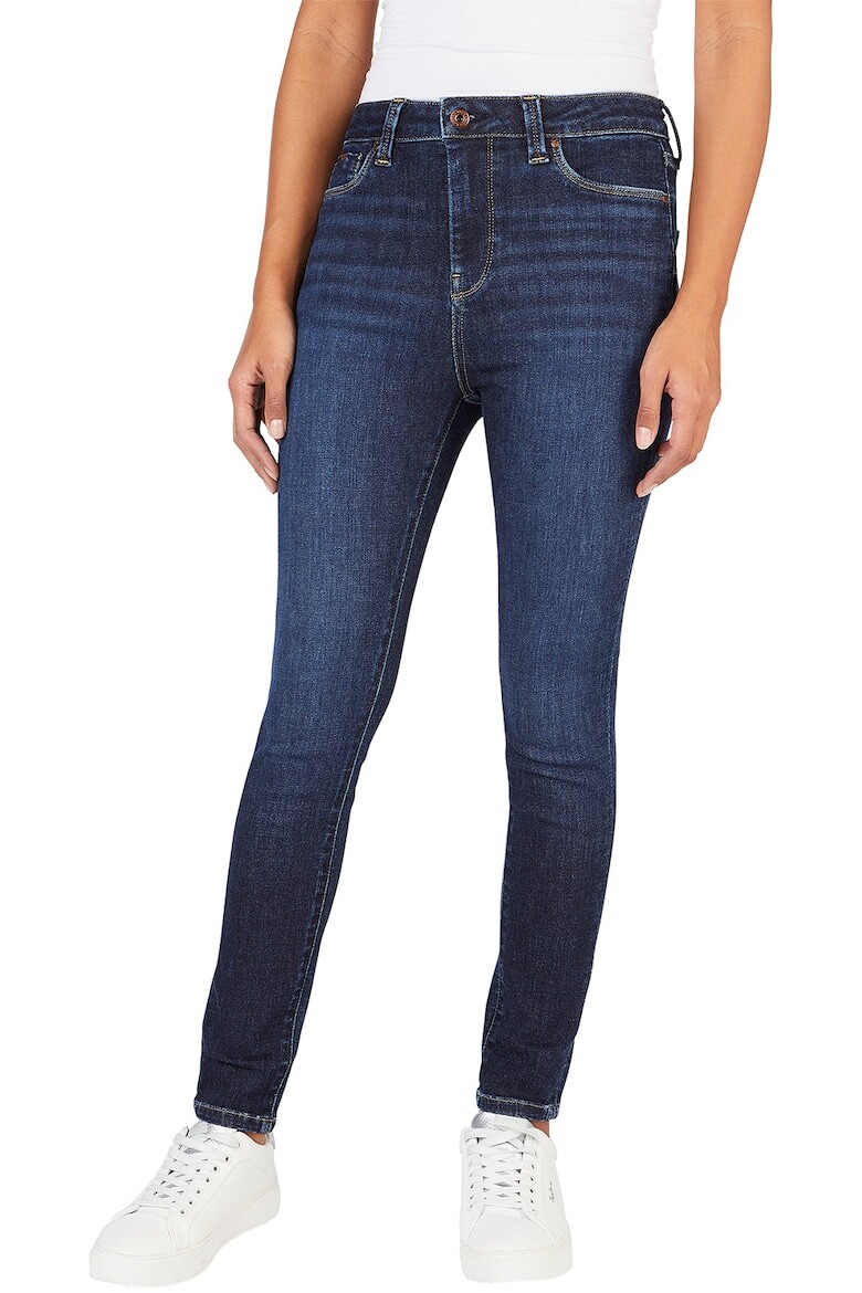 

Джинсы скинни с потертым эффектом Pepe Jeans London, синий