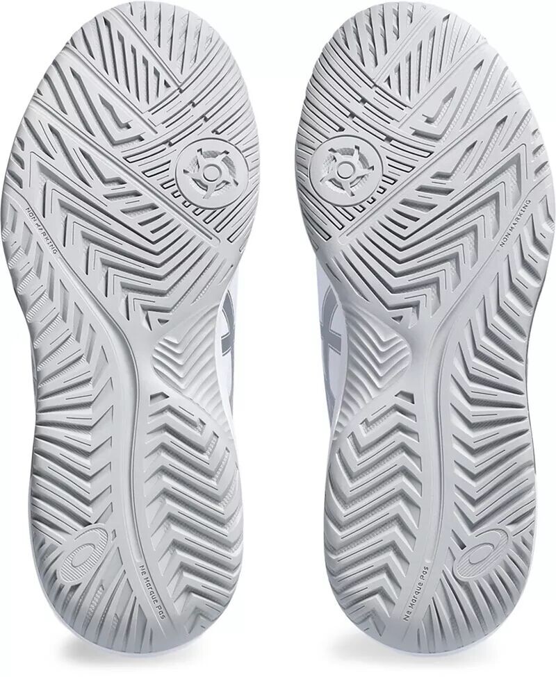 Женские теннисные туфли Asics Gel-Dedicate 8, белый/серебристый — фото 2