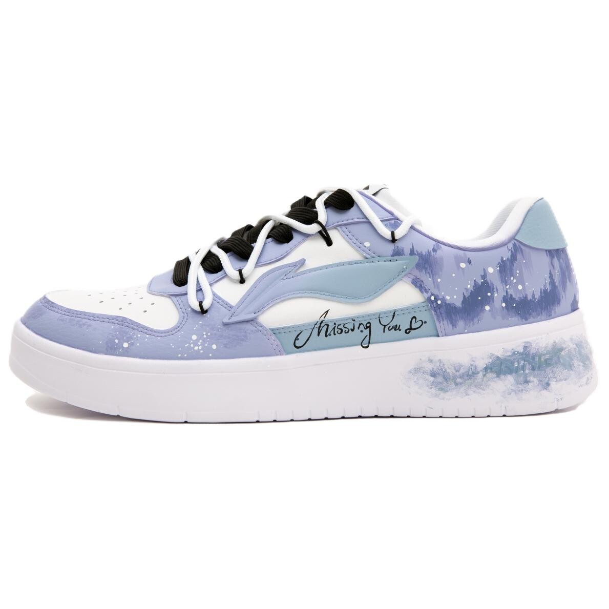 

Кроссовки LINING Skateboarding Shoes Men Low-top Purple/Light Purple, светло-фиолетовый