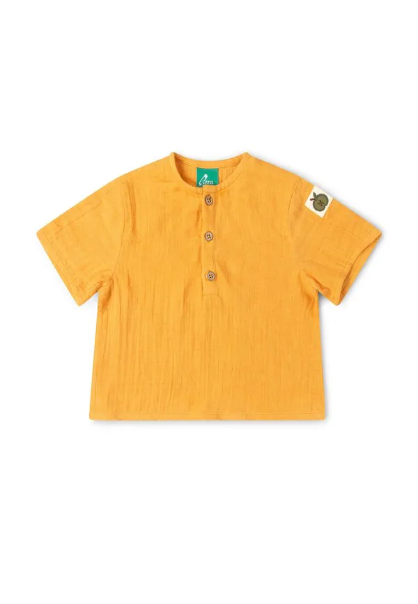 Блузка с короткими рукавами Little Green Radicals, Gold-Coloured