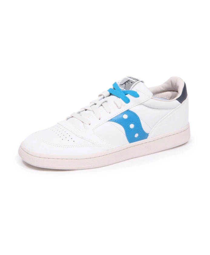 Джазовые туфли-лодочки белого/королевского цвета Saucony, белый — фото 2