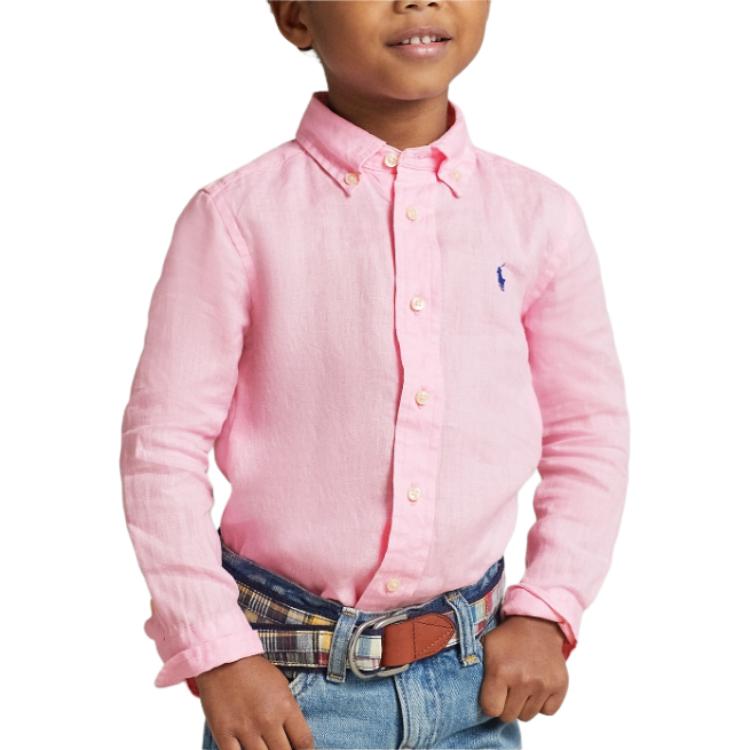 SS22 Футболка Весна Осень Детская Розовая Polo Ralph Lauren — фото 4