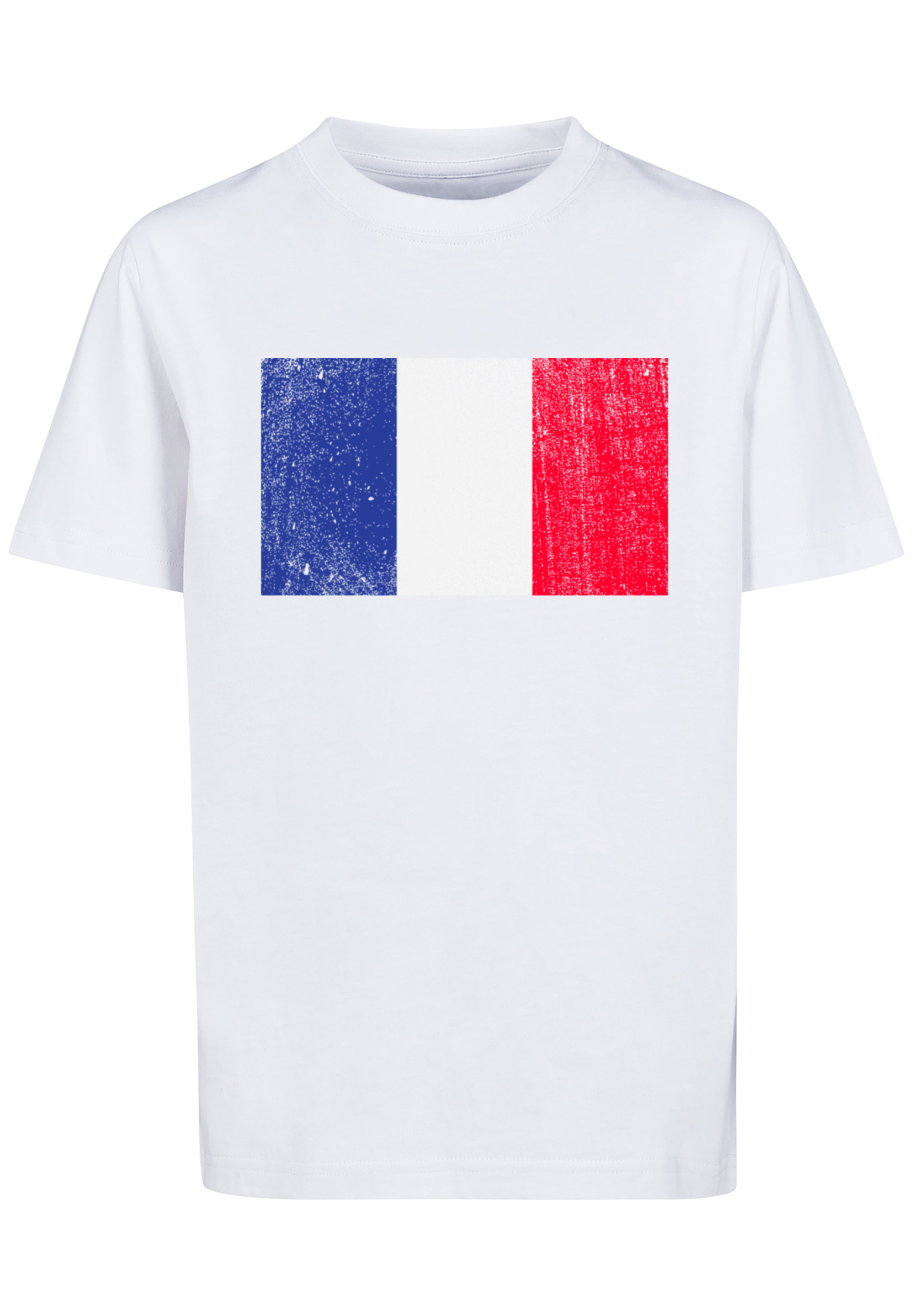 

Футболка F4NT4STIC France Frankreich Flagge distressed, белый