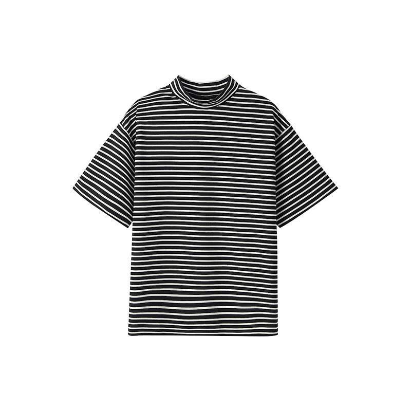 

Футболка женская Muji в полоску, белые / черный