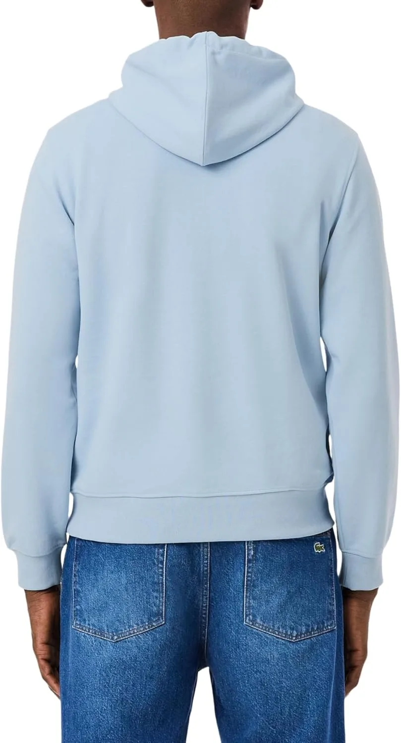 Толстовка мужская Lacoste Double Face Jersey Hoodie, с капюшоном, Шамбре — фото 2
