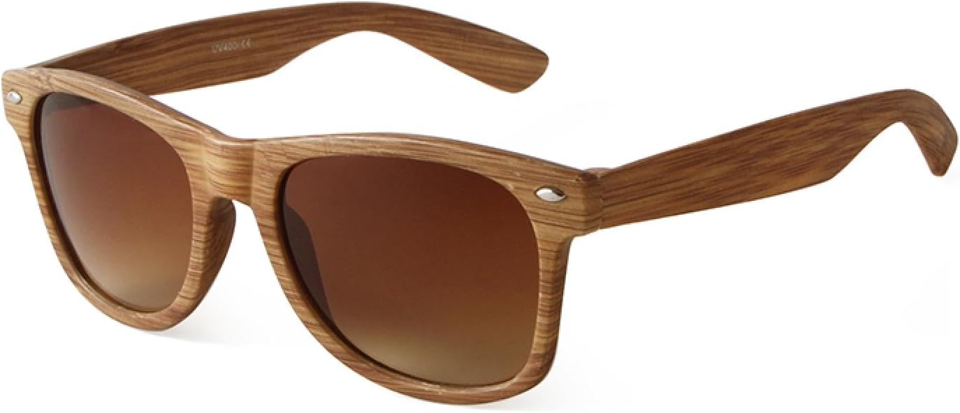 

Солнцезащитные очки с текстурой дерева и бамбуком, классические, с цветной пленкой, модные, с защитой от УФ-излучения UV400, винтажные, для вождения, рыбалки WNCKSQ, C13