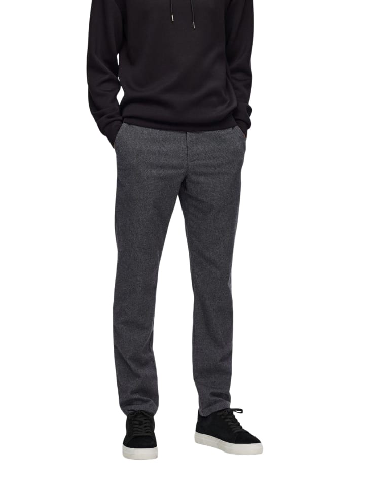 

Тканевые брюки SELECTED HOMME, серый