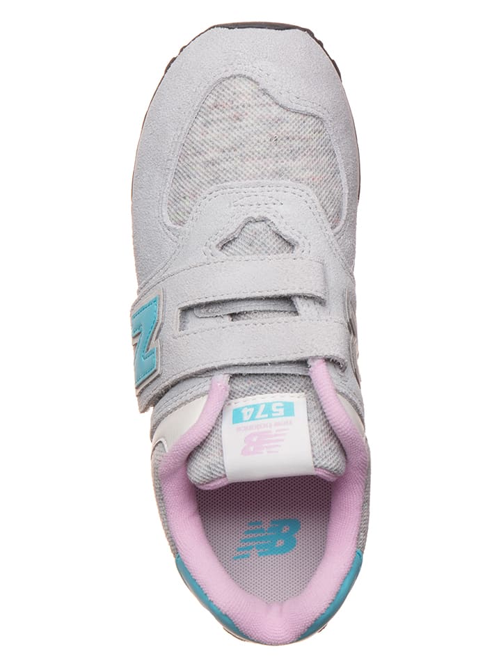 Кроссовки на шнуровке New Balance, серый — фото 4