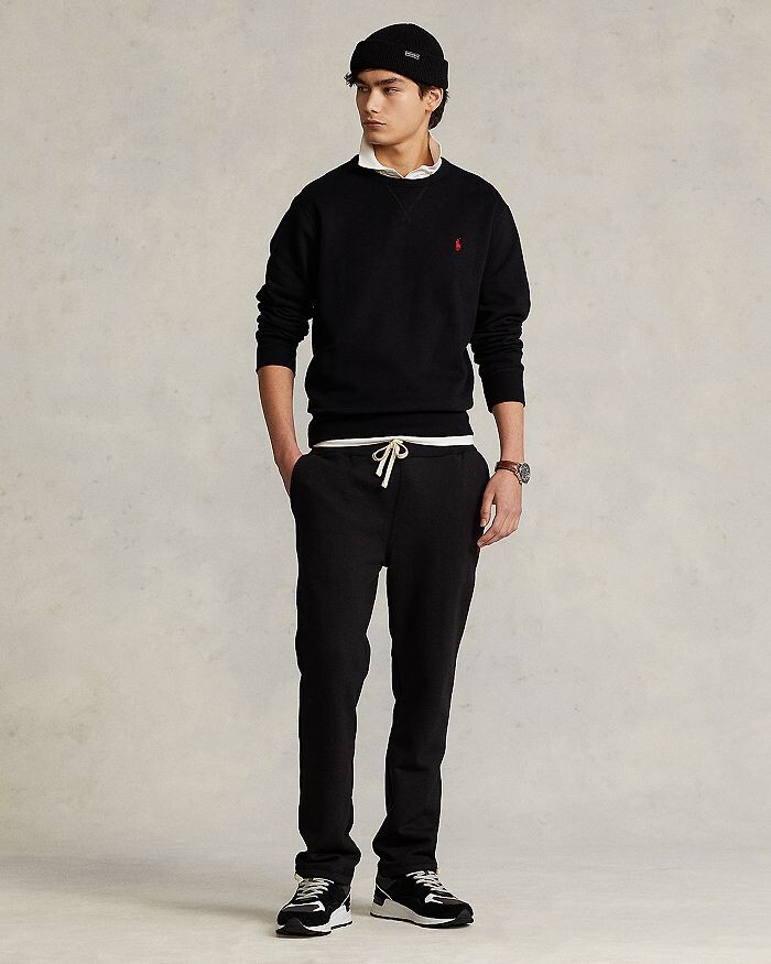 Флисовые брюки классического кроя с кулиской Polo Ralph Lauren — фото 2