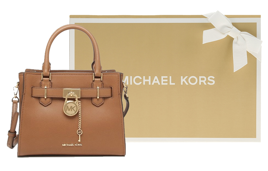 

Michael Kors Кожаная сумка через плечо, сумка-кроссбоди, женская, коричневая