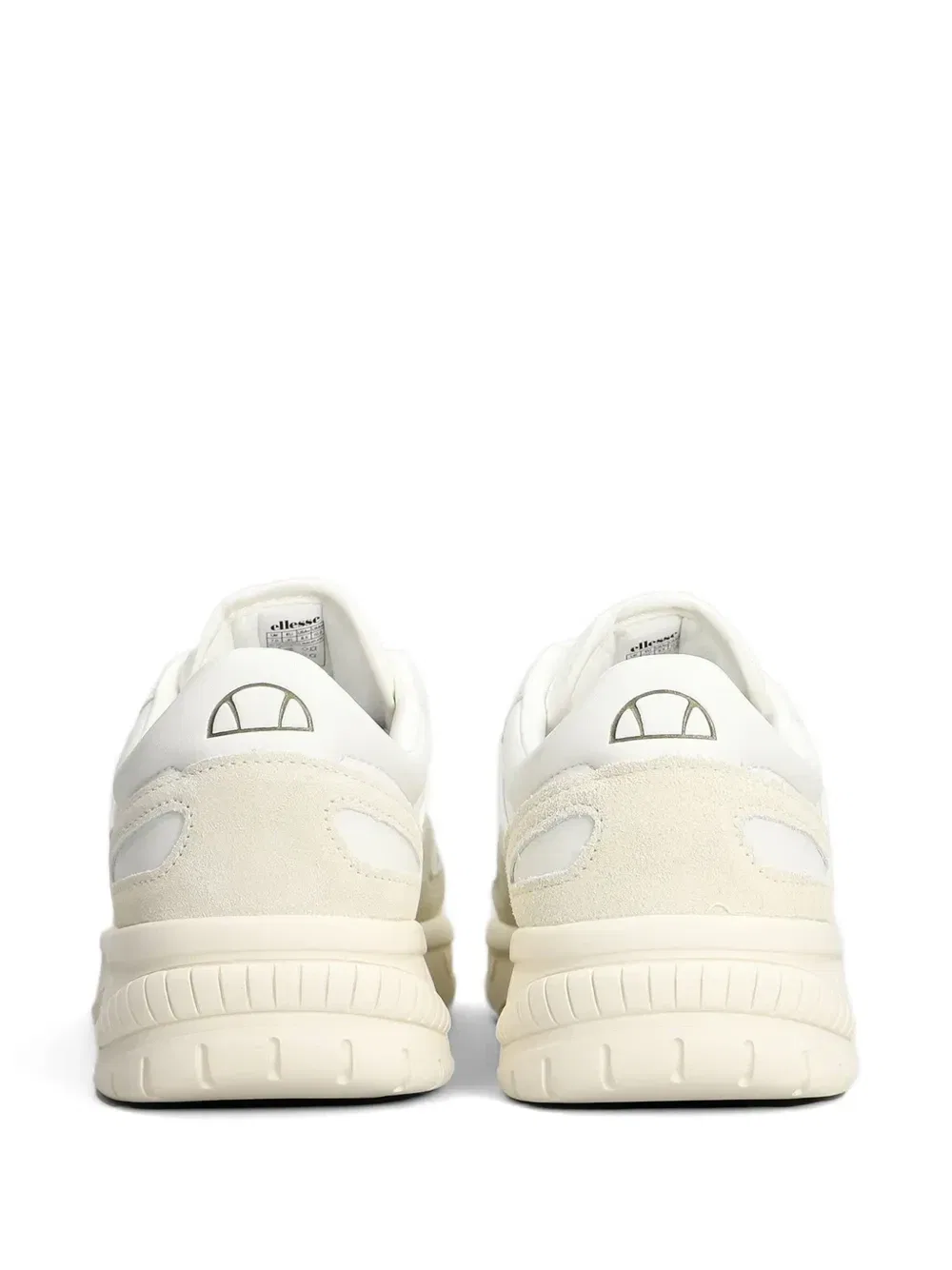 Кожаные кроссовки на шнуровке Miles со вставками Ellesse, белый — фото 3