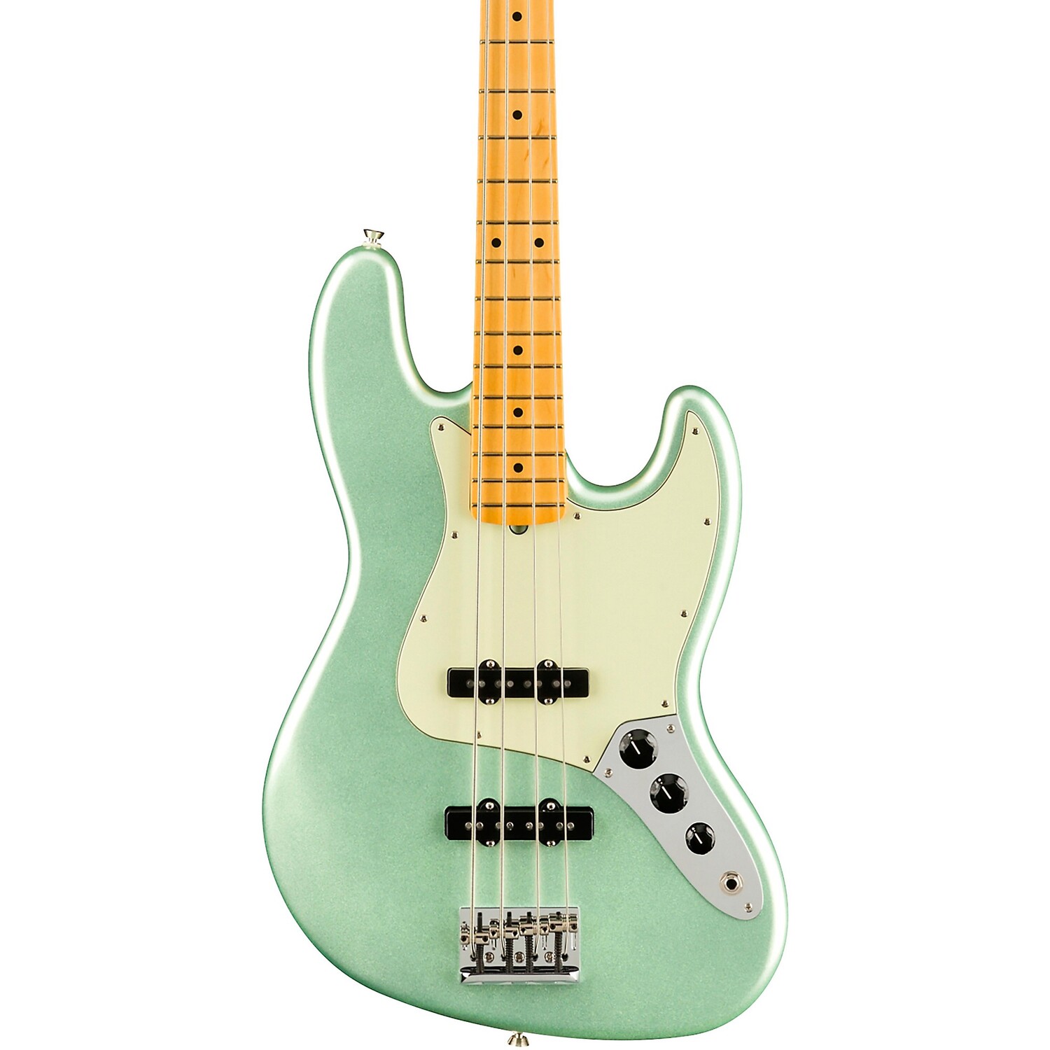 

Fender American Professional II Jazz Bass Кленовая накладка на гриф Mystic Surf Green