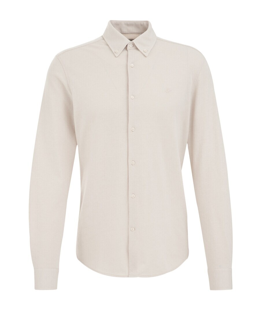 

Повседневная рубашка WE Fashion Slim fit Button Up Shirt, белый