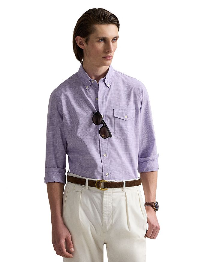 

Классическая рубашка из поплина Polo Ralph Lauren, фиолетовый