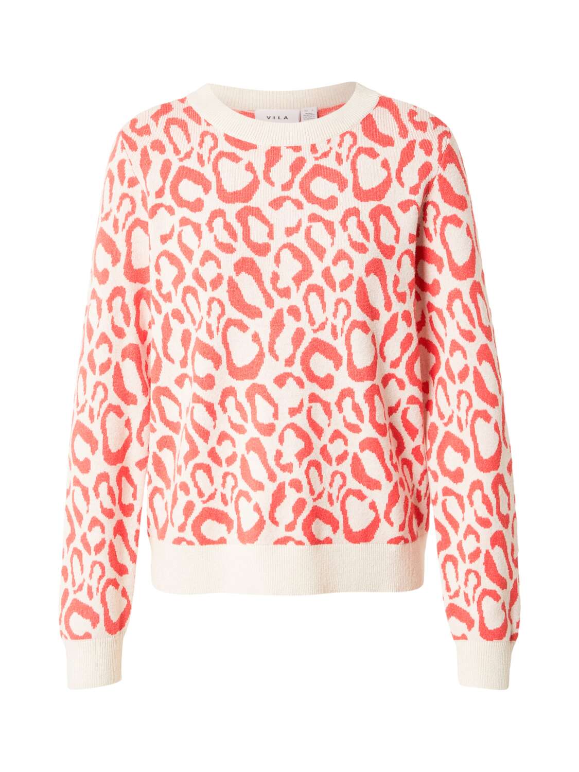 

VILA Свитер 'VIRIL' в светло-красном цвете