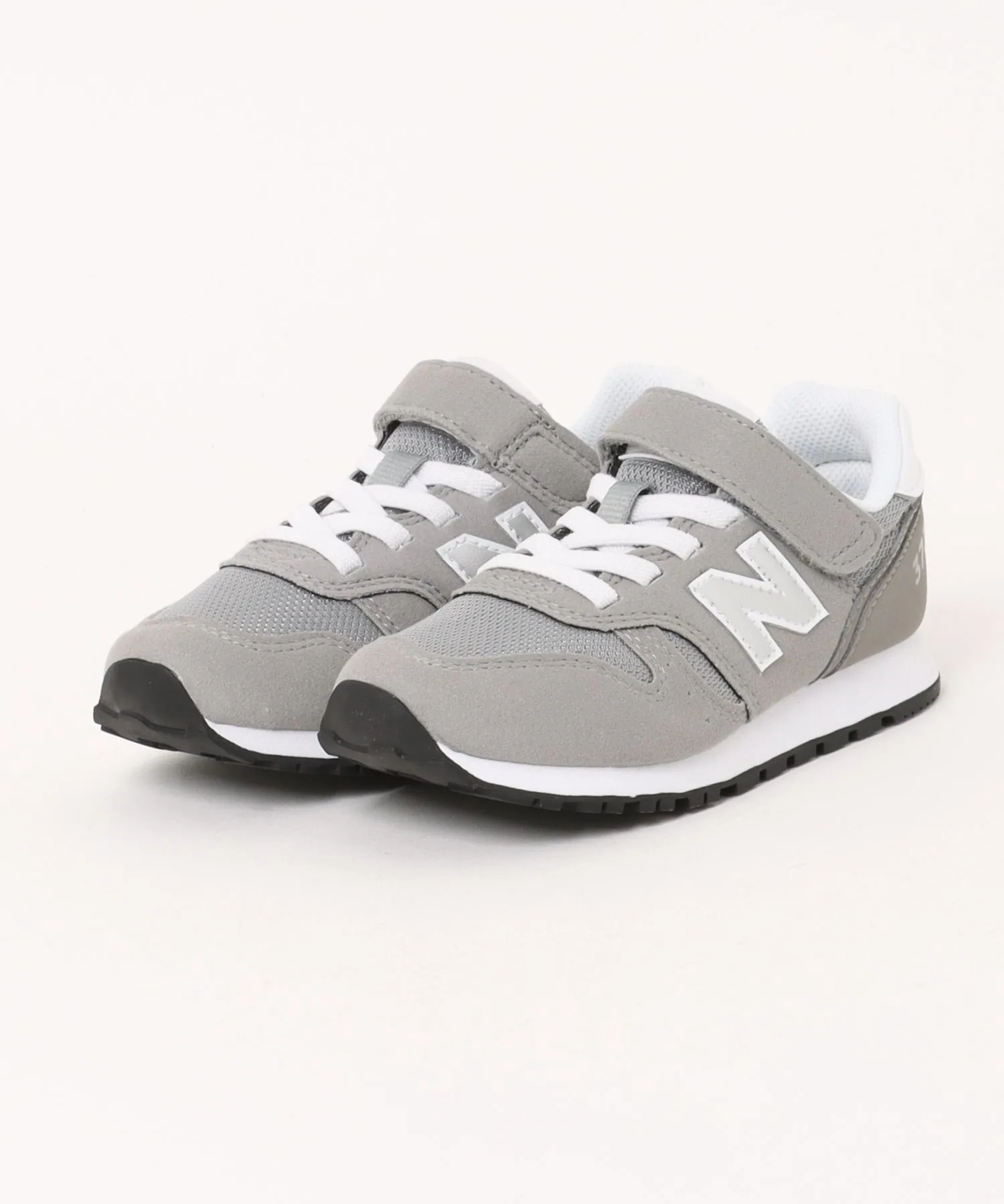 Детские кроссовки с липучкой New Balance YV373 серые