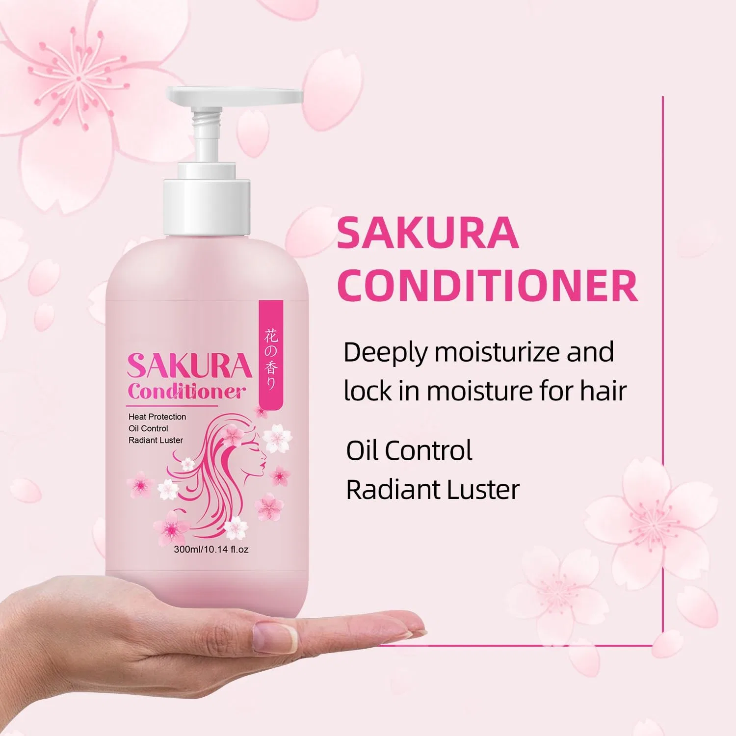 Набор шампунь и кондиционер «Sakura» с экстрактом вишни Soelegant — фото 3