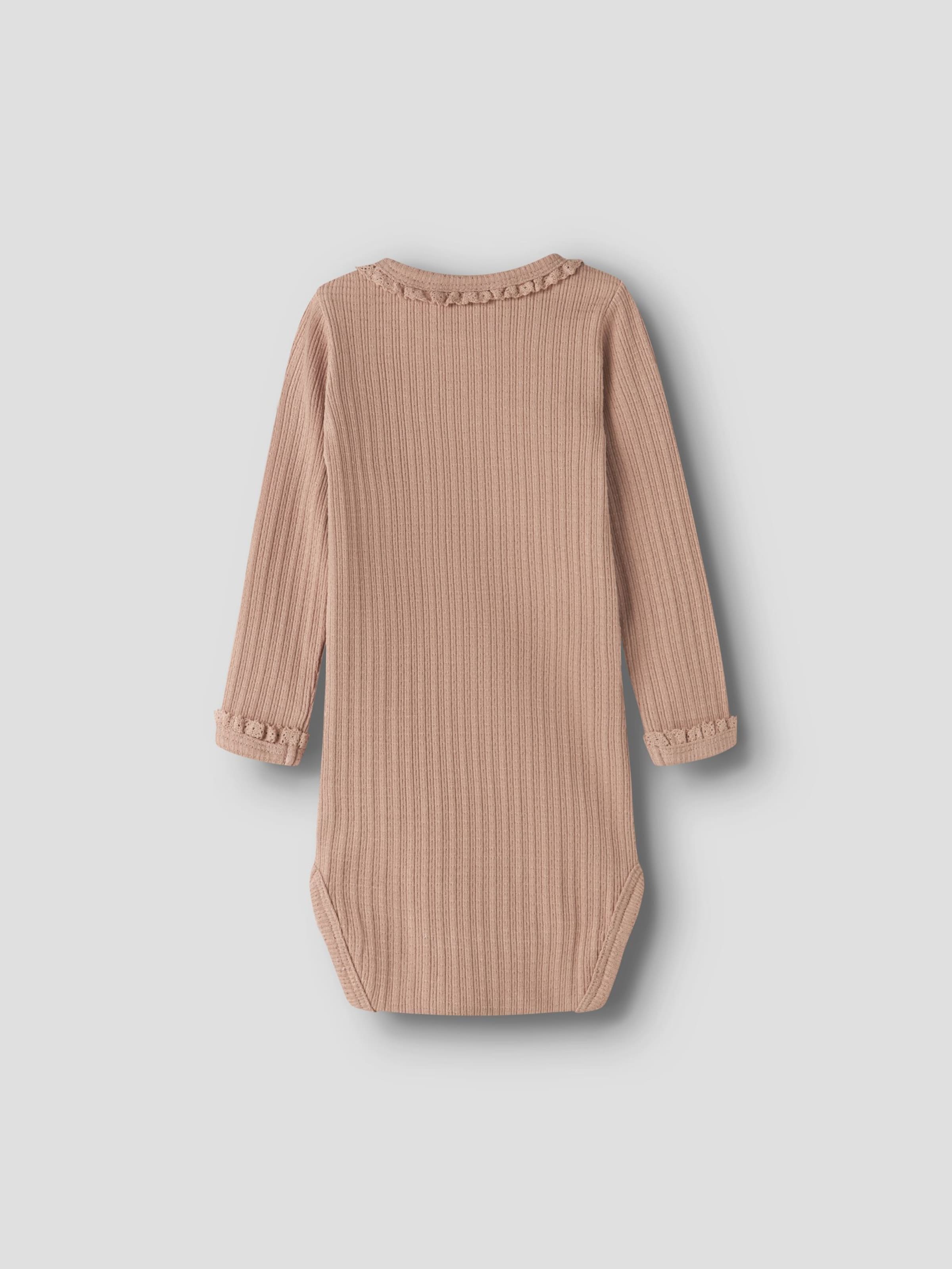 Lil'Atelier Комбинезон/боди светло-коричневый — фото 2