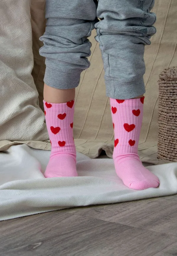Носки с сердечками Ewers, Ice Pink