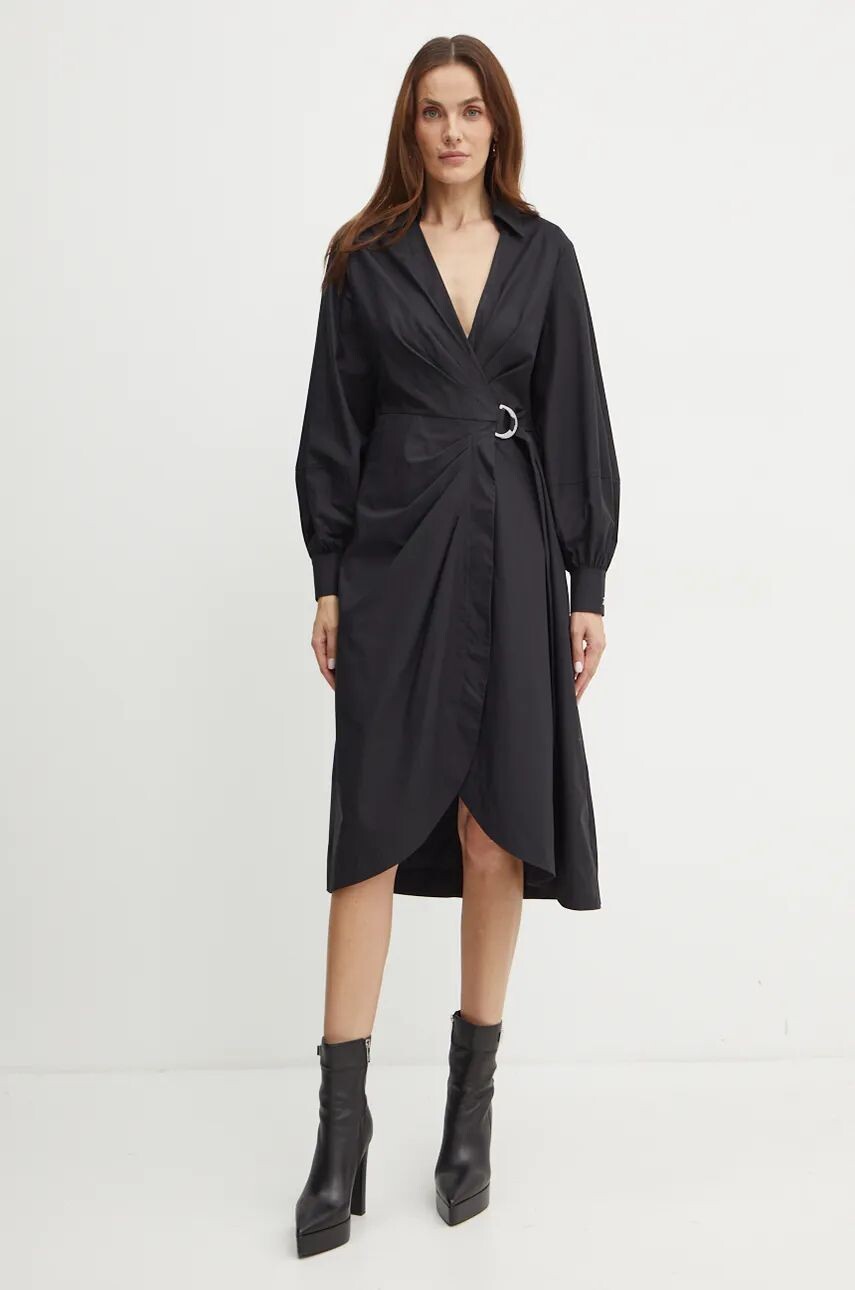 

Платье Karl Lagerfeld vestito in cotone, черный