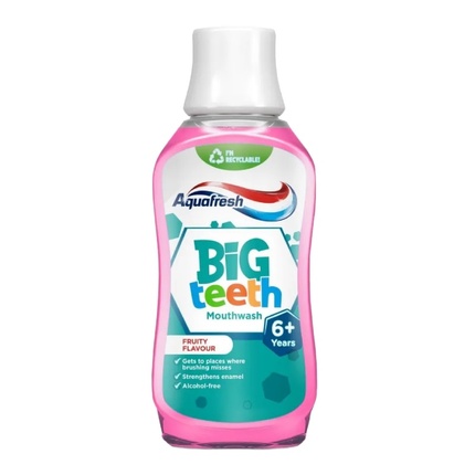 

Ополаскиватель для полости рта Big Teeth - Уход за полостью рта для детей - С фруктовым вкусом Aquafresh