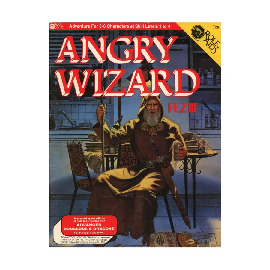 

Модуль Fez III - Angry Wizard (2nd Printing), Roleaids - Fez Modules
