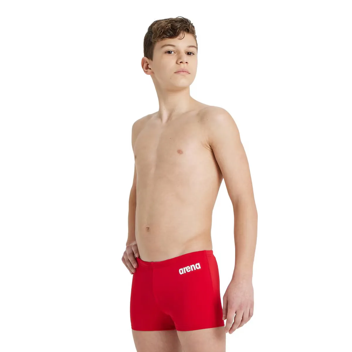 

Boys' Team Swim Короткие манежные плавательные шорты Arena, красный