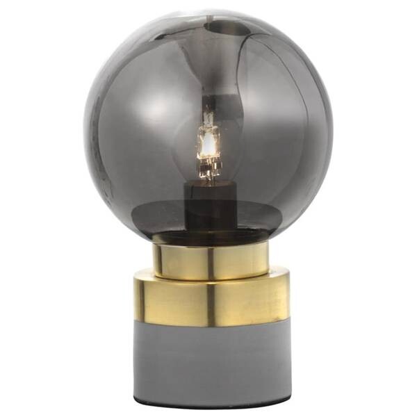 

Декоративная настольная лампа click-licht.de JULIET цвет rauchglas gold