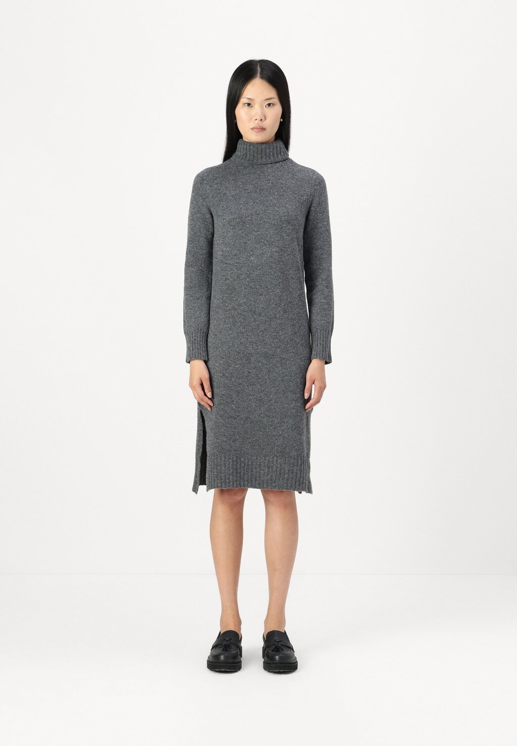

Платье-джемпер NMVIOLA ROLLNECK DRESS Noisy May, серый