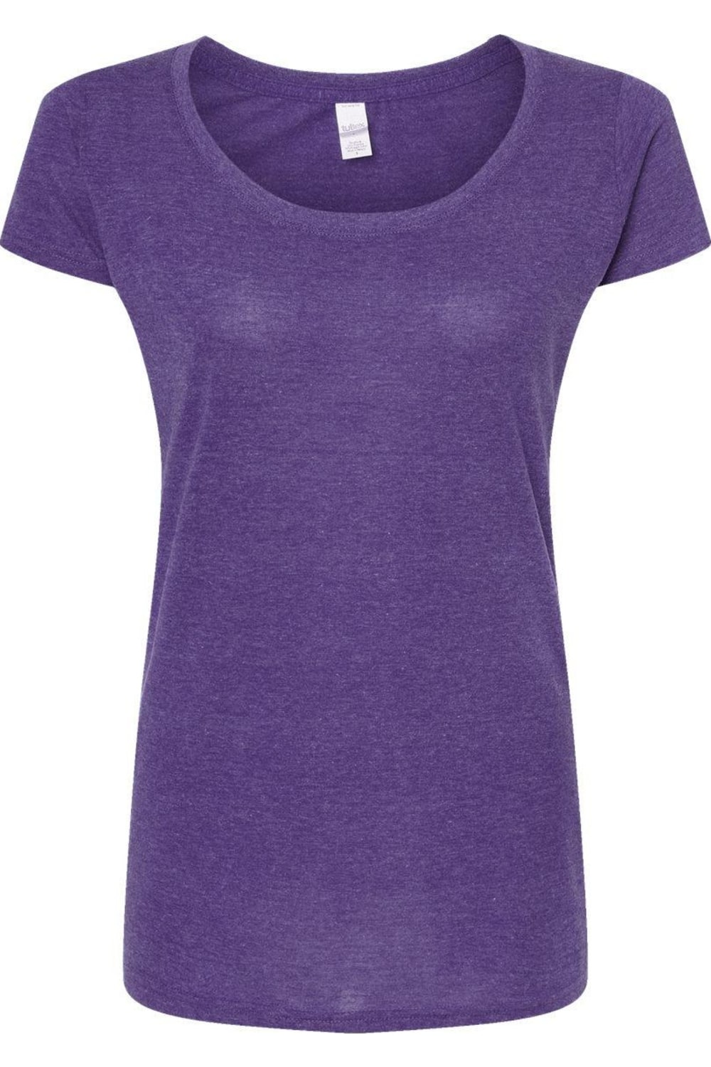 

Женская футболка Tultex Poly-Rich с круглым вырезом, цвет heather purple
