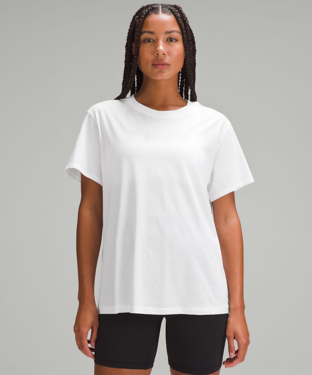 

Хлопковая футболка All Yours Lululemon, белый
