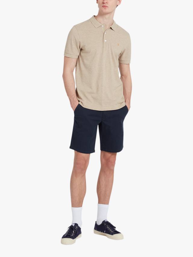 

Шорты из саржи ястреб Farah, цвет True Navy