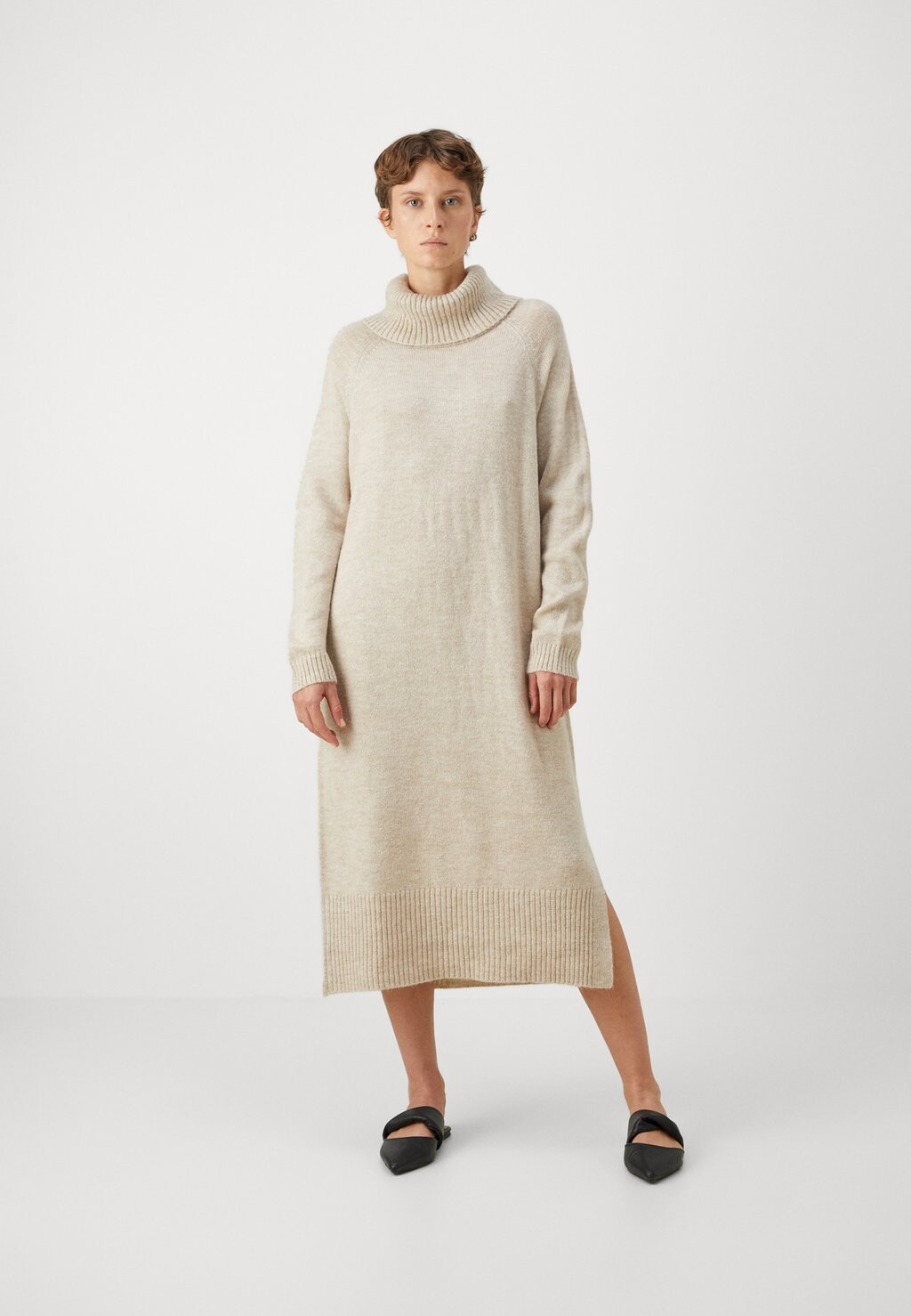 

Платье ONLY ONLBRANDIE ROLLNECK DRESS, цвет whitecap gray