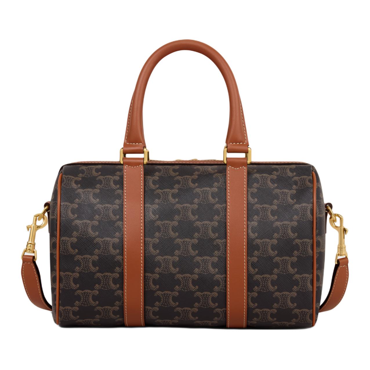 

CELINE Средняя женская сумка через плечо из коровьей кожи бежевого цвета