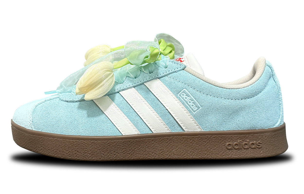 

Adidas Neo ВЛ Корт Лайфстайл устойчивые к истиранию лоу-топ скейтборд кроссовки унисекс светло-голубые, цвет Light Blue