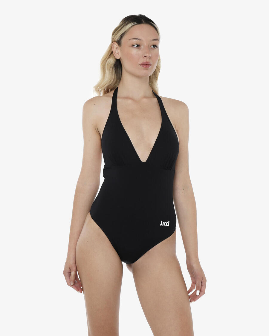 

JAKED Черный синтетический купальник для женщин