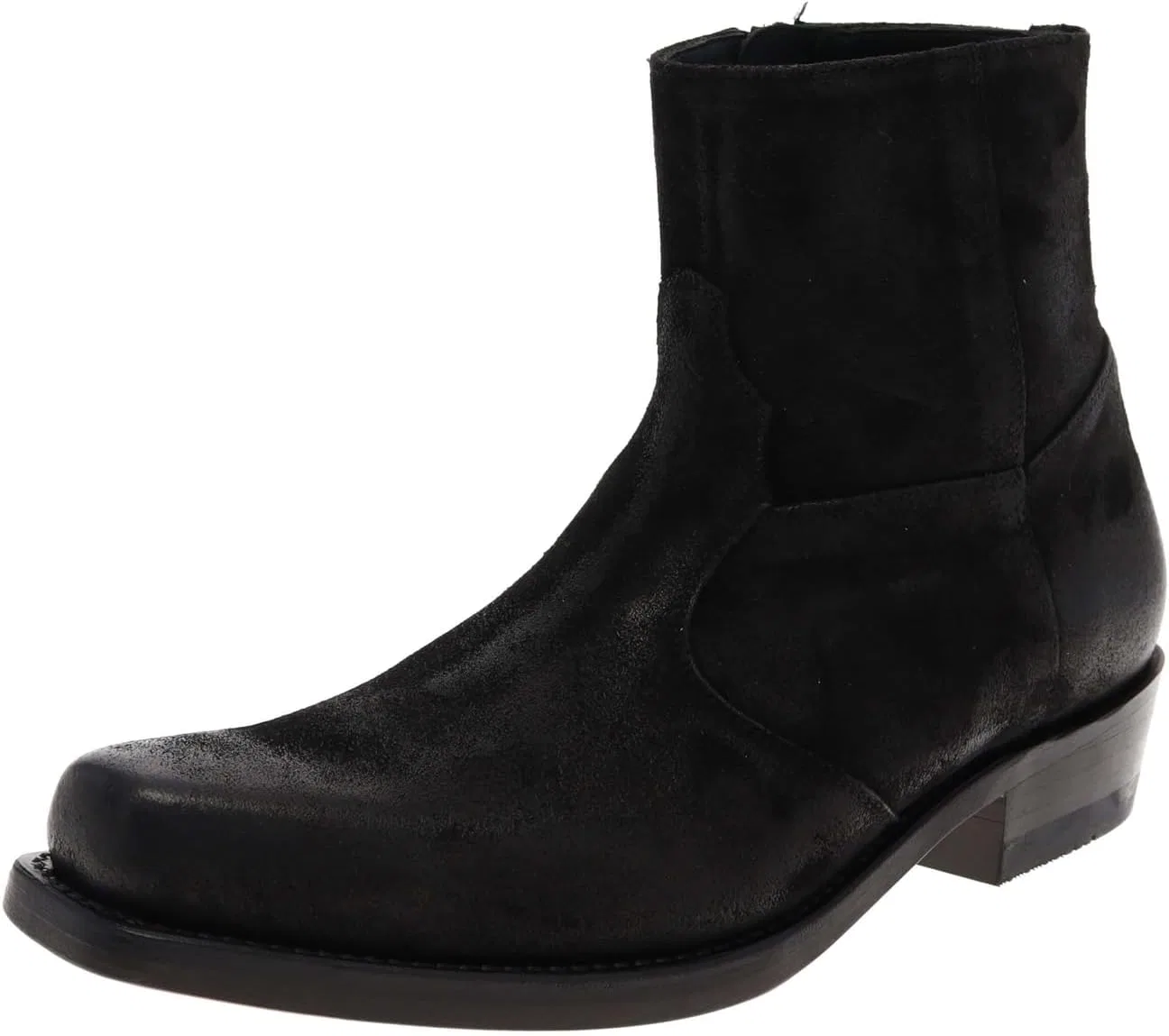 FB Fashion Boots Alvaro Мужские ковбойские ботинки, кожаные ботинки, ботинки в стиле вестерн, черные