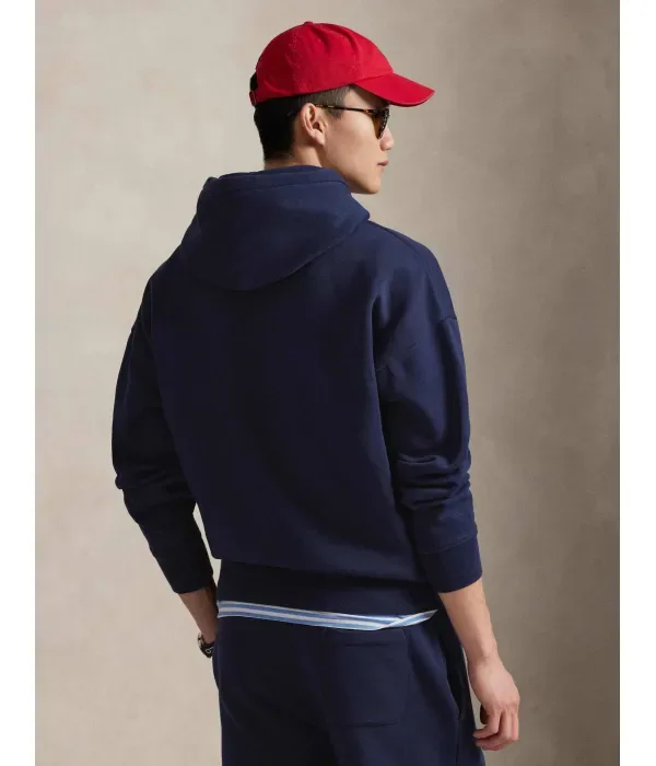 Толстовка relaxed fit Polo Ralph Lauren, темно-синий — фото 3