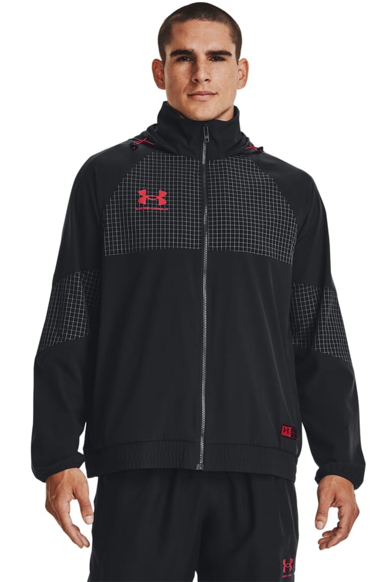 

Футбольная куртка Accelerate с рукавами реглан Under Armour, черный